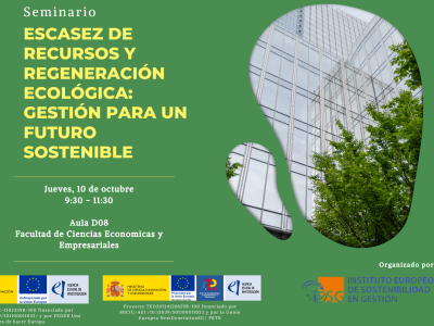 Seminario Escasez de recursos y regeneración ecológica: gestión para un futuro sostenible